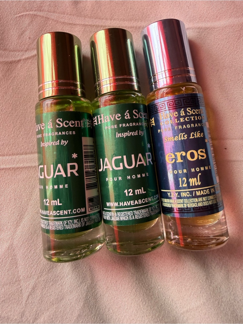 Jaguar Inspired Roll-On Fragrance Oil in Green